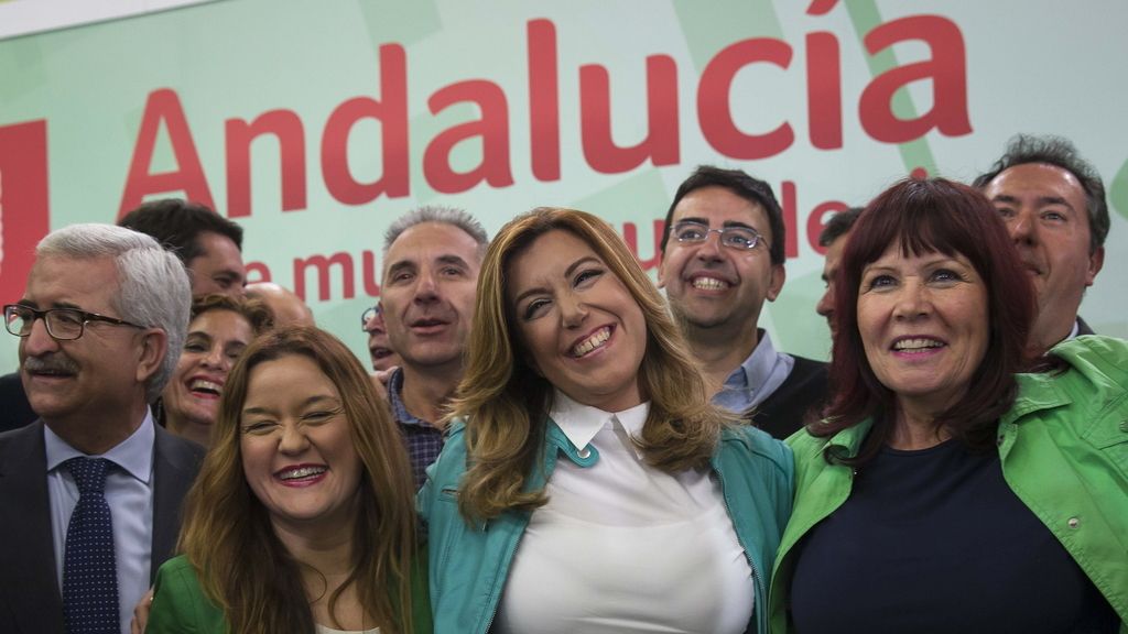 Susana Díaz, vencedora en Andalucía