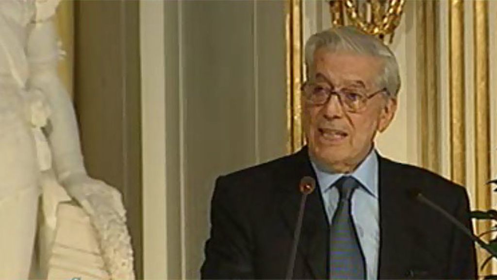 'AR' recuerda las emotivas de Vargas Llosa a su mujer en la entrega del Nobel