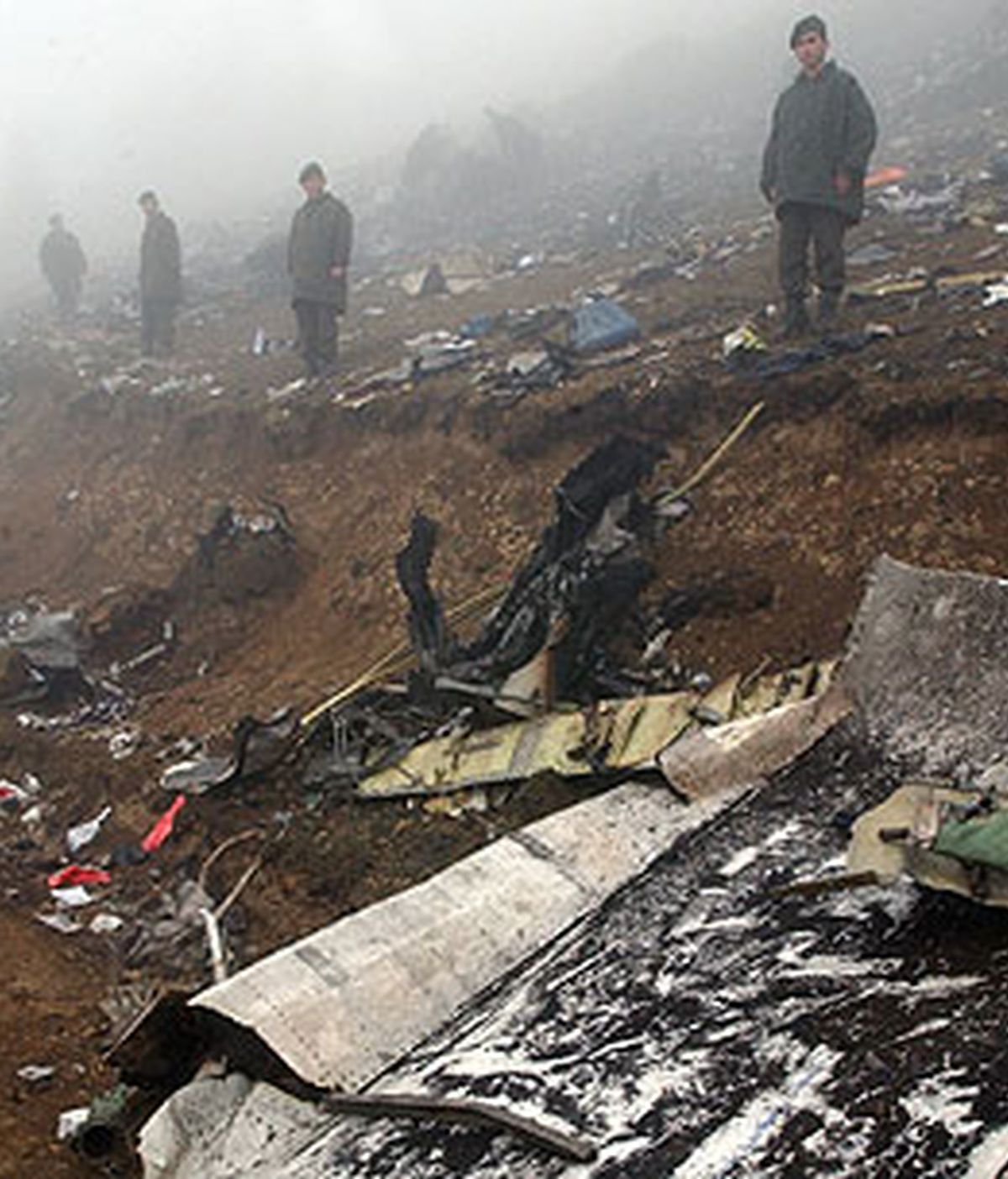 Lugar del accidente del Yak-42