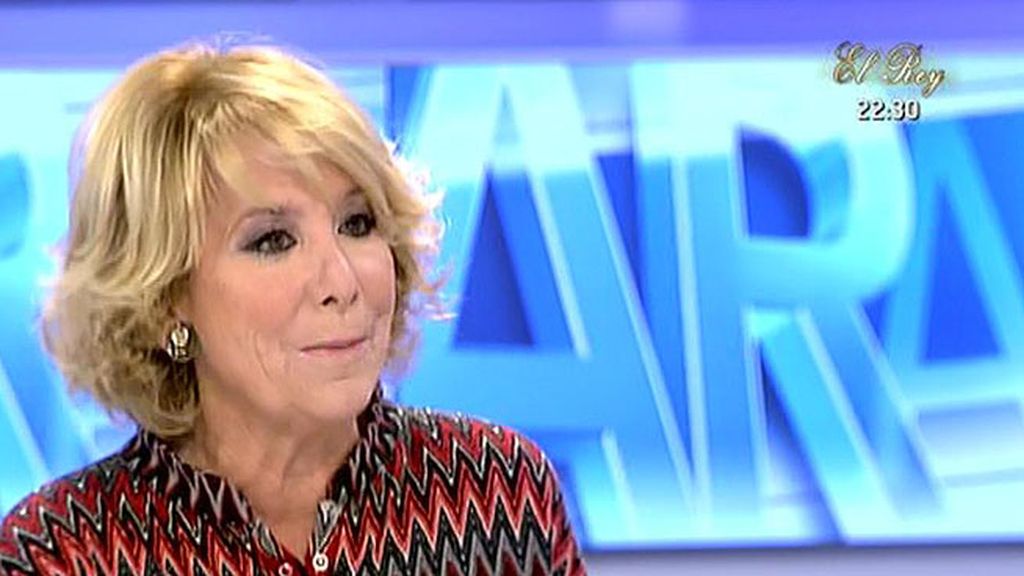 Aguirre, sobre la alcaldía de Madrid: "Soy reservista pero si hay que ir se va"