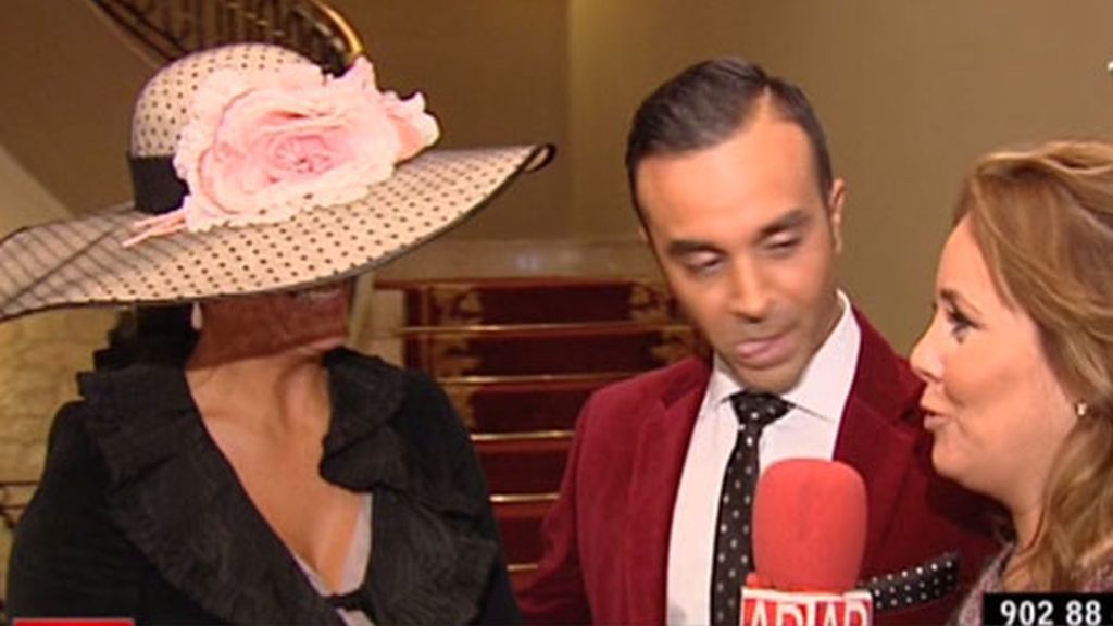 Ana Obregón y Adans Peres, juntos en la boda de Toñi Salazar