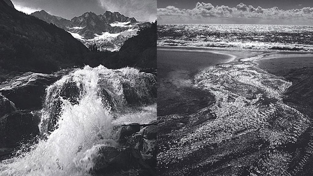 El agua, protagonista de los paisajes de Ansel Adams