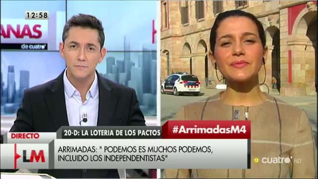 La entrevista a Inés Arrimadas, a la carta