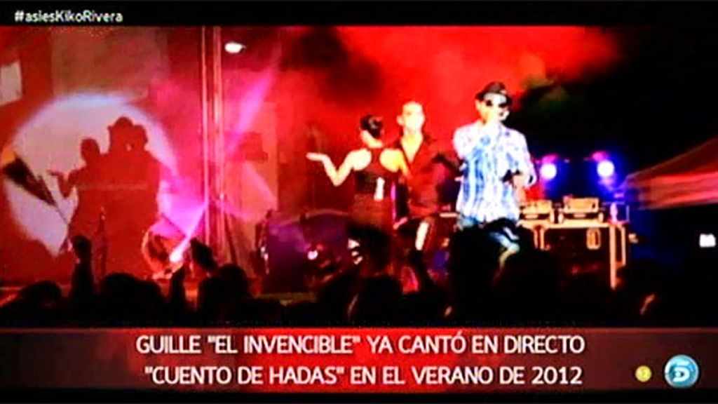 Guille 'el invencible' cantó 'Cuento de hadas', nuevo single de Kiko, en 2012