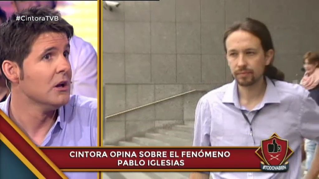 Cintora: "Ahora es imposible tomarte una caña con Pablo Iglesias"