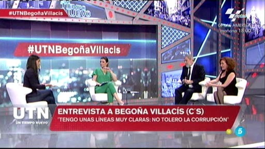 Begoña Villacís: "No pactaré conAguirre si sus listas están manchadas de corrupción"