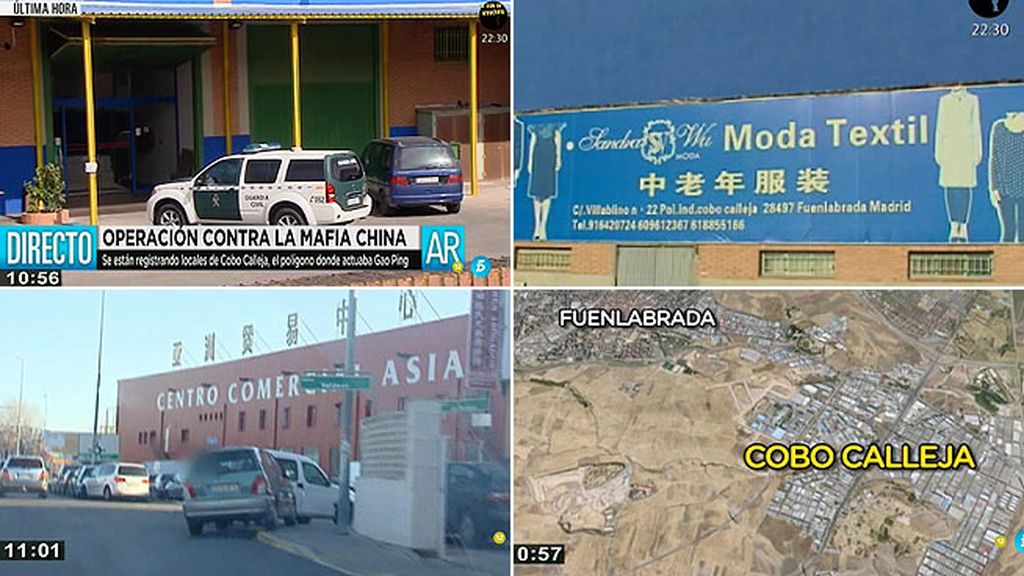 Operación contra la mafia chinas en Madrid