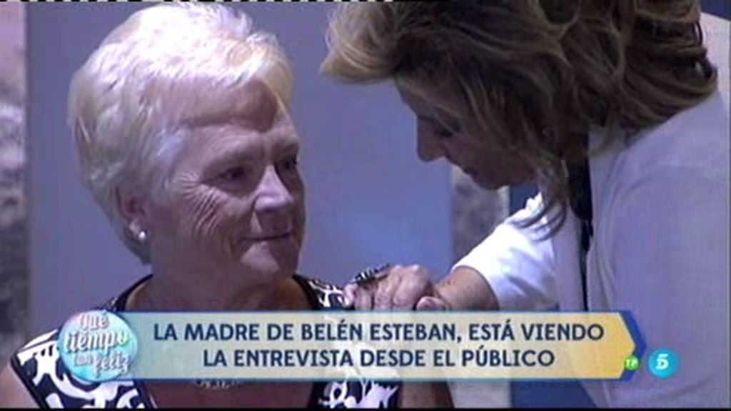 La madre de Belén Esteban habla de su hija y de su "maravillosa" nieta Andrea