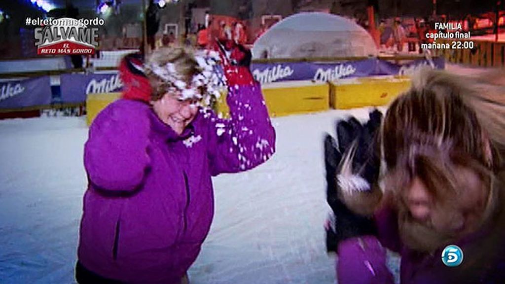 Carmen Bazán se enfada con Melu, lo intenta con la nieve y se relaja con un masaje