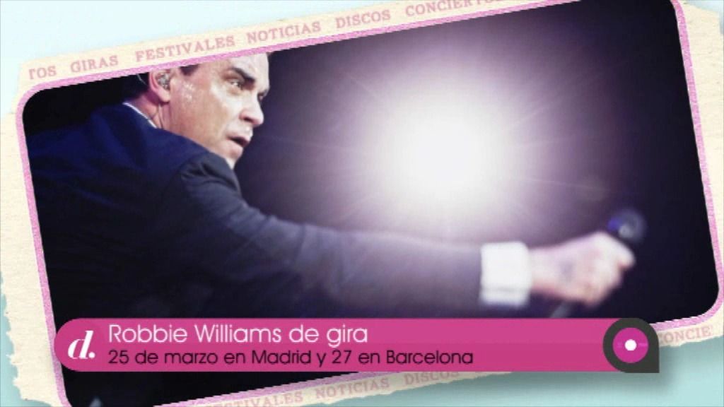 Divinity Jukebox 143: Robbie Williams en concierto, ¡muy pronto en España!