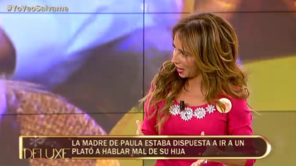 María Patiño, a Paula: “Tu madre estaba dispuesta venir a hablar mal de ti”