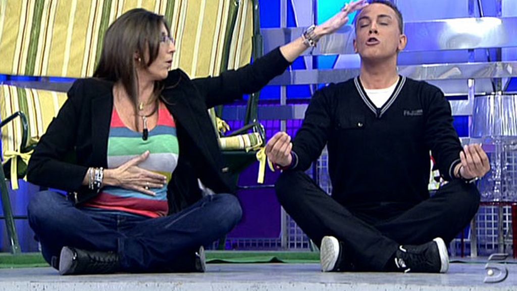 Una clase de yoga poco usual