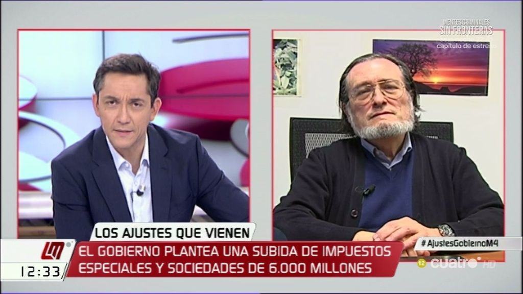 El economista Santiago Niño asegura que la subida de impuestos "busca la recaudación"