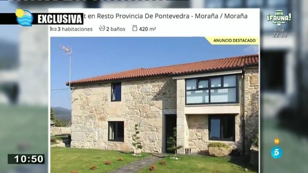 La casa en la que se cometió el crimen de Moraña, estaba en venta