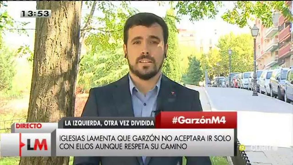 Alberto Garzón: “Podemos consideró que no había más margen para hablar”