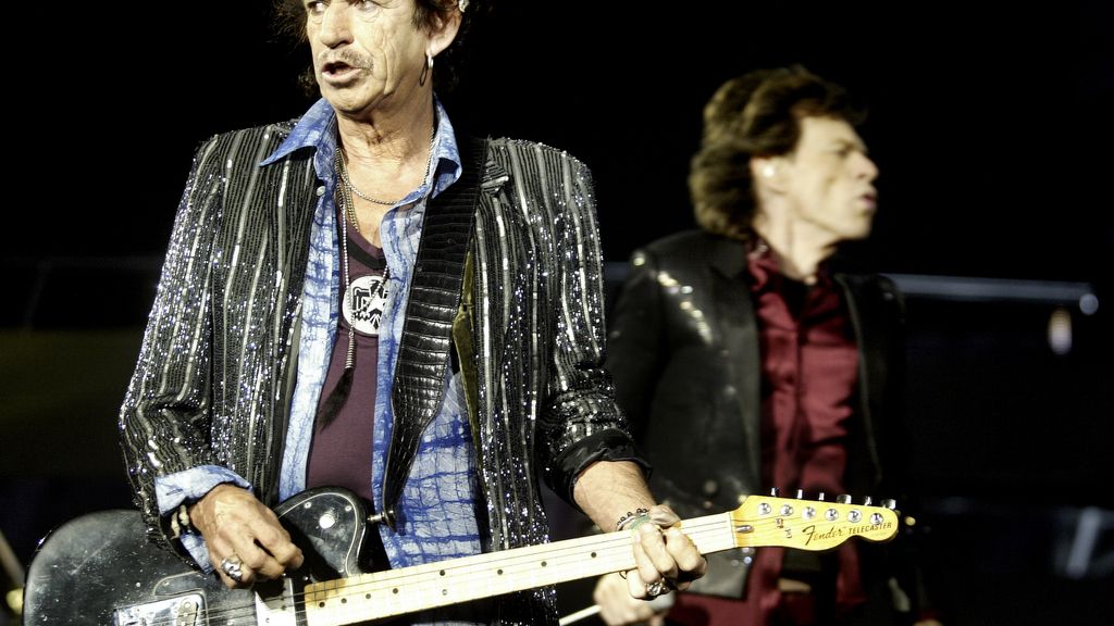 Mick Jagger y Keith Richards, en un concierto de los Rolling Stones en San Sebastián