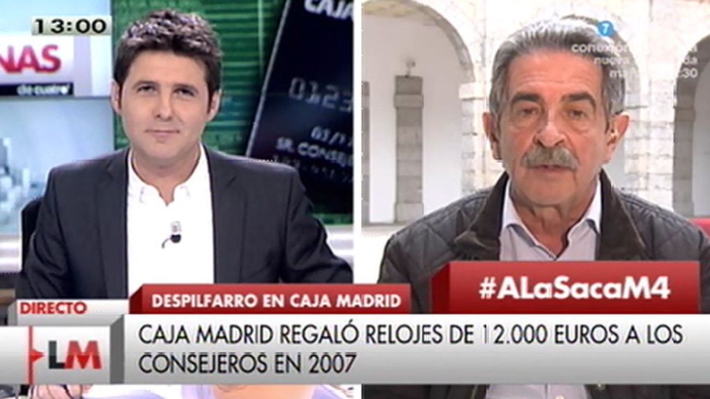 Miguel Ángel Revilla, sobre las tarjetas 'black': "Esta es una pandilla de golfos"