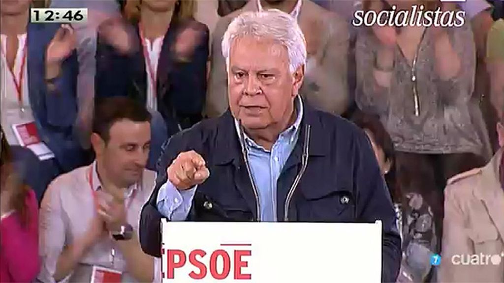 Felipe González: “No voté a Pedro Sánchez, pero le voy a apoyar todo lo que pueda”