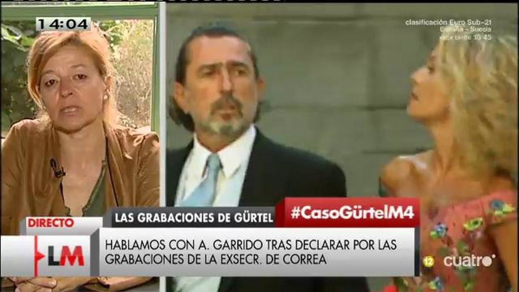 Ana Garrido: "Más que un testigo de la fiscalía, me he sentido como una delincuente"