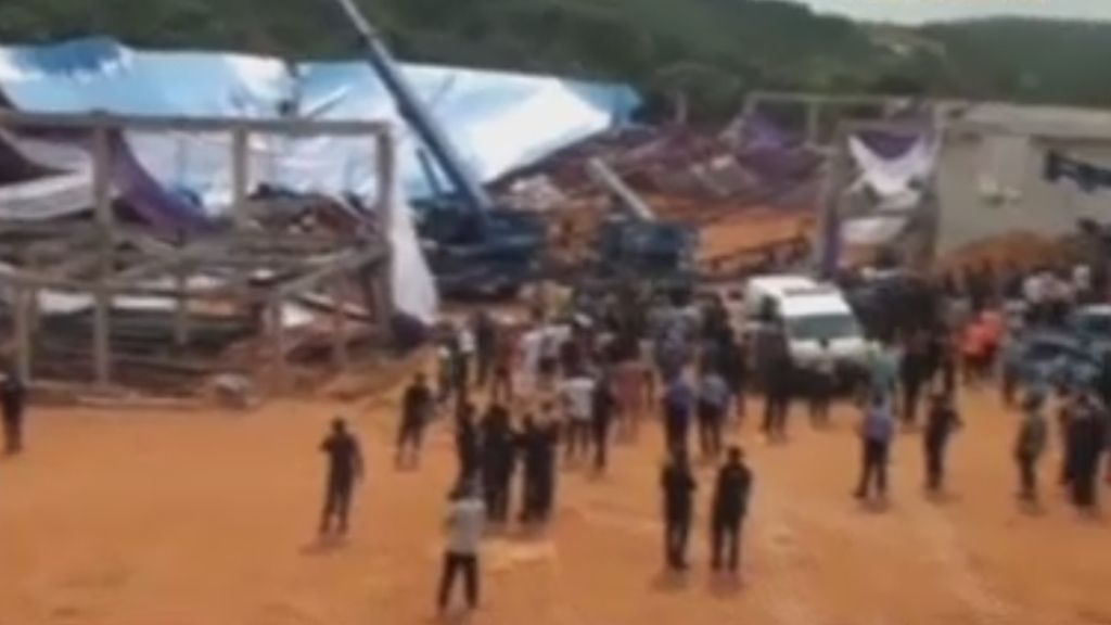 160 fallecidos en Nigeria tras derrumbarse el techo de una iglesia