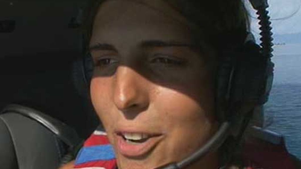 Los anónimos saltan del helicóptero