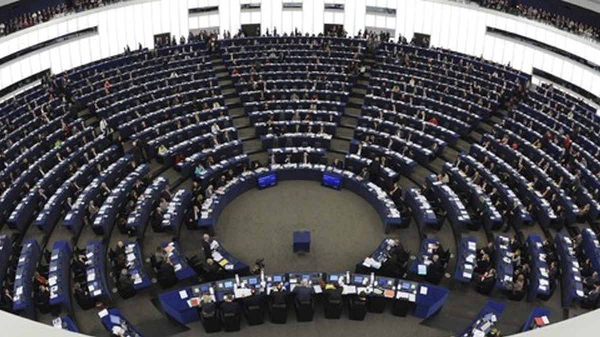 Sala de plenos del Parlamento Europeo