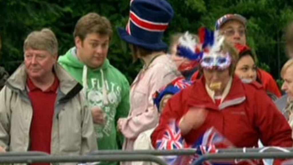 El pueblo británico se vuelca con el enlace de Guillermo y Catalina