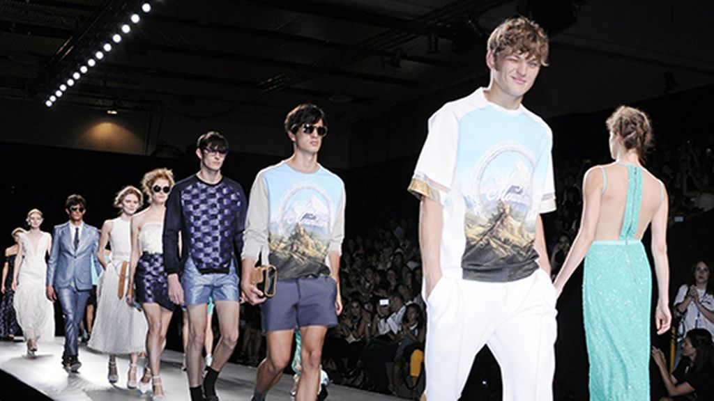 Entre los modelos que desfilaron para Ana descubrimos a Sebastian Sauve