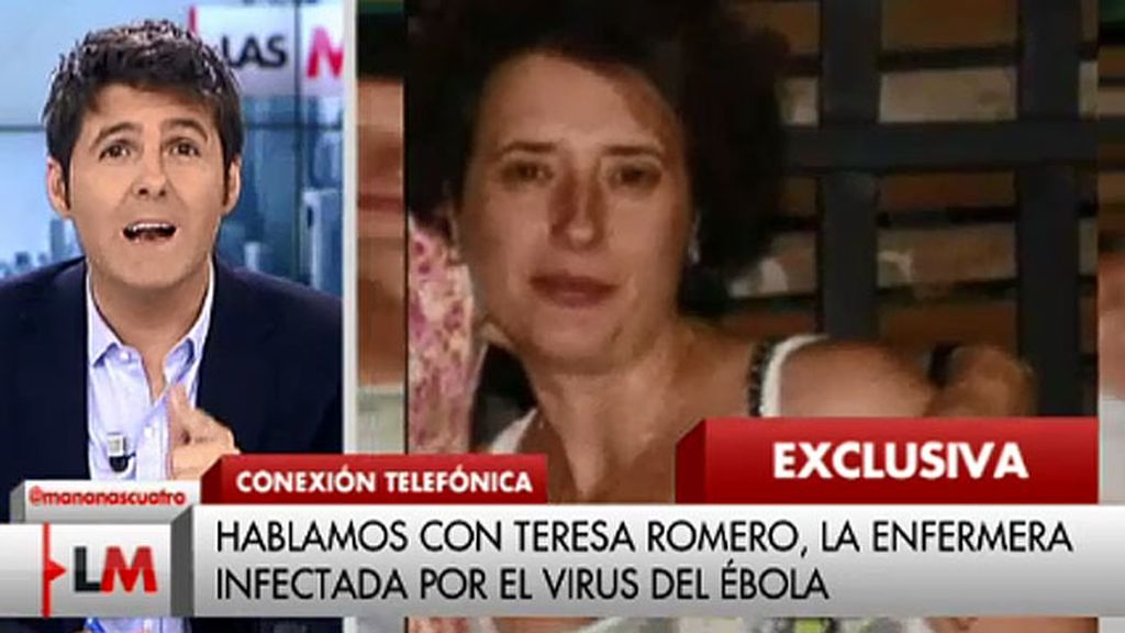 Teresa Romero: "No le dije a mi doctora que yo había tenido contacto con el ébola”