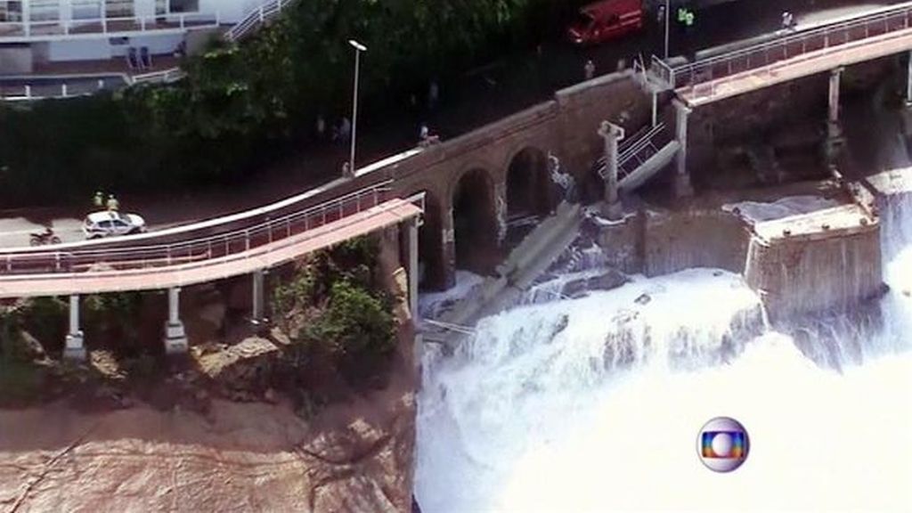 Desplome mortal de 50 metros del carril-bici olímpico de Río de Janeiro