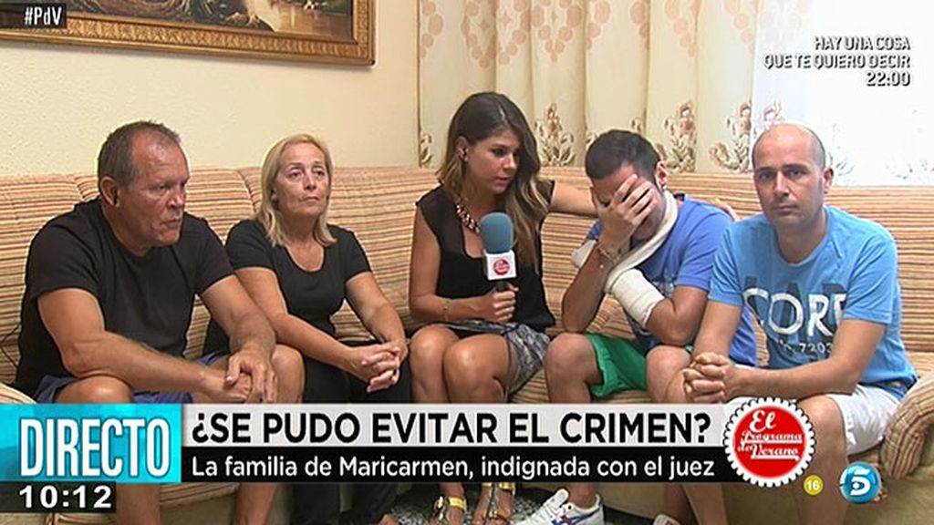 La madre de Mari Carmen, asesinada por su acosador: "La protección que pide el juez, podía haberla pedido para mi hija"