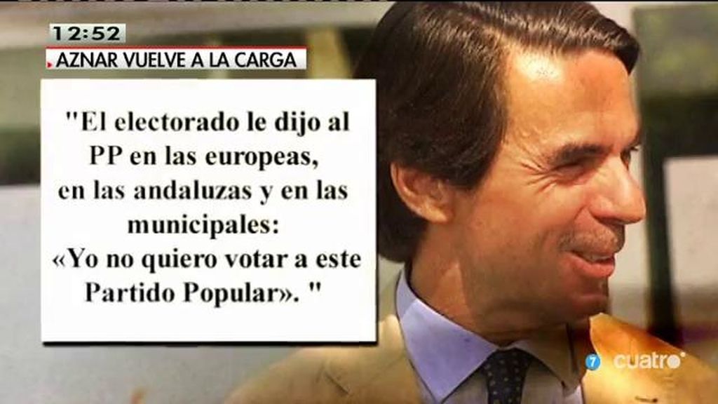 Aznar, en ‘ABC’: “No hay votos cautivos, ni si quiera el mío”