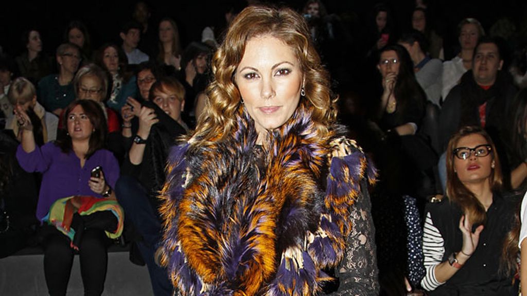 Raquel Rodríguez en el desfile de Sita Murt