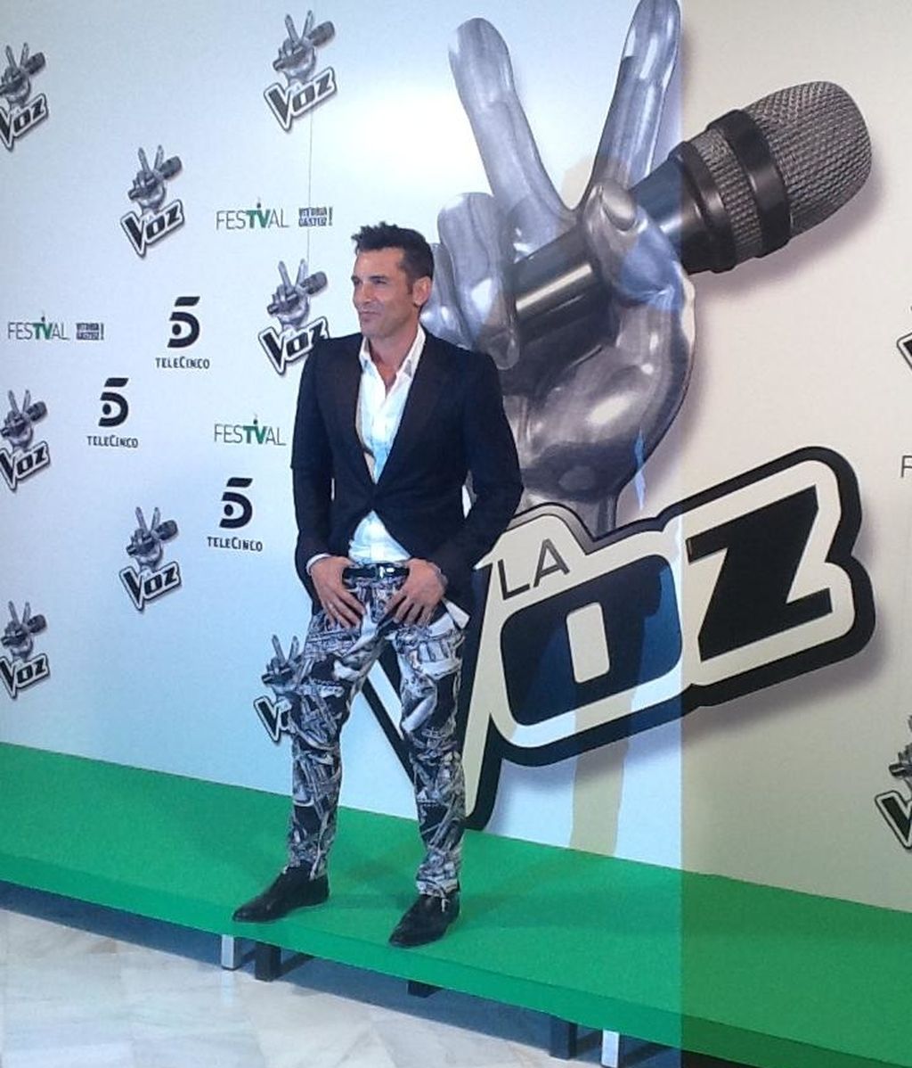 La alfombra 'verde', los coaches, el presentador, los fans...