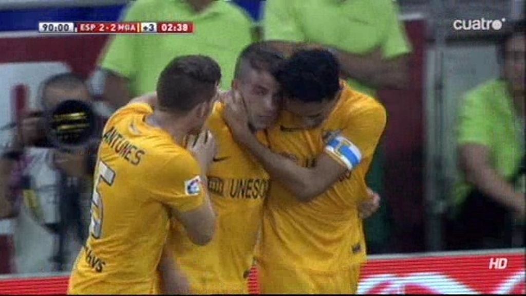 Duda marcó un golazo en el descuento para empatar el partido con el Espanyol Duda marcó un golazo en el descuento para empatar el partido con el Espanyol