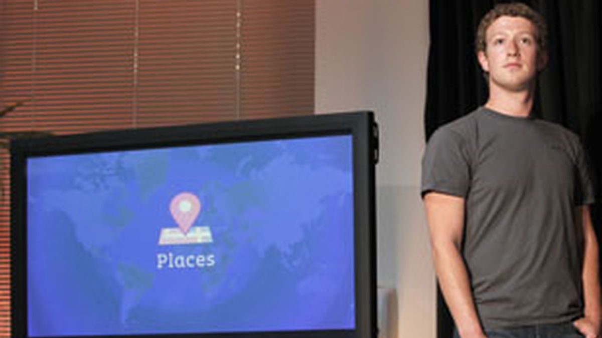 El creador de Facebook presenta su nuevo servicio de localización: Places. Foto: Gtres.