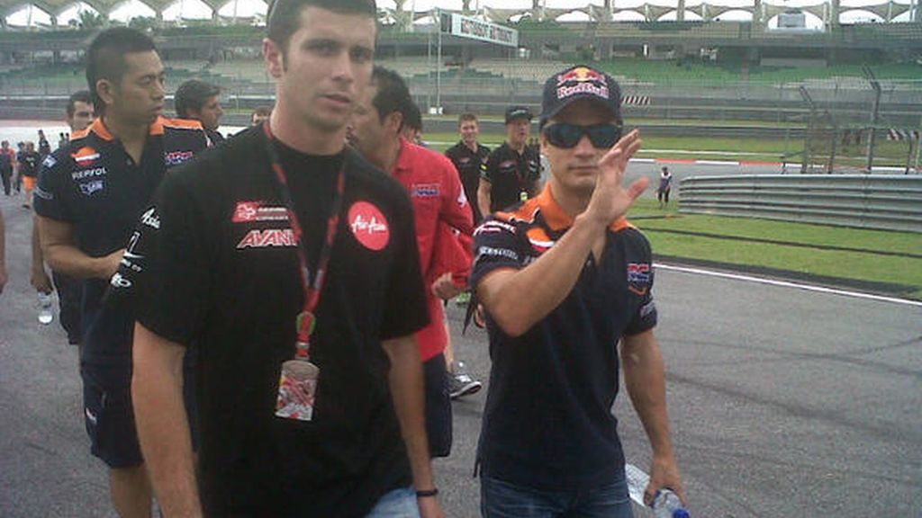 Tributo a Marco Simoncelli en Malasia