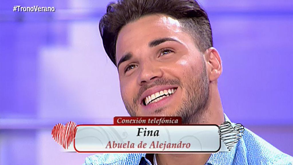 Alejandro lleno de emoción: "Sin mis abuelos, mi vida no tendría sentido"