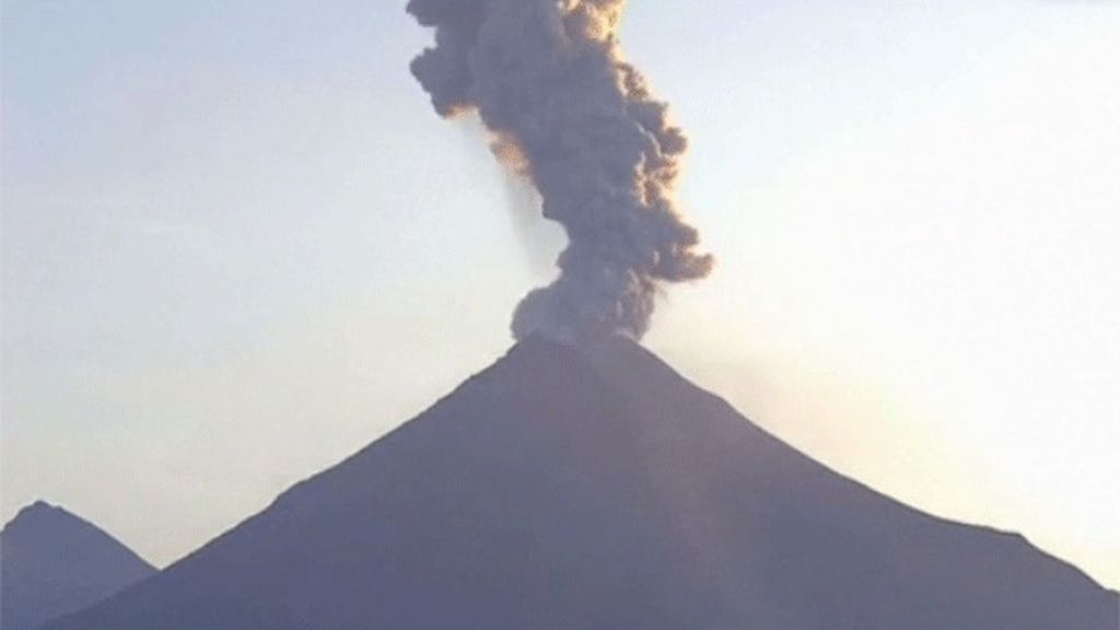 Nueva erupción del Volcán de Fuego