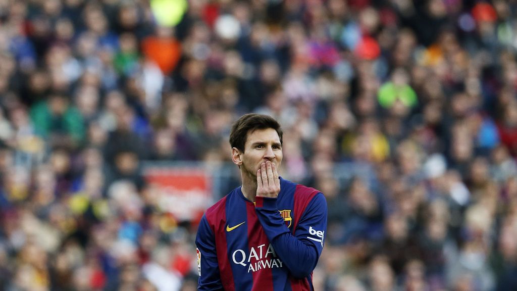 Messi frenó su buena racha frente al Málaga