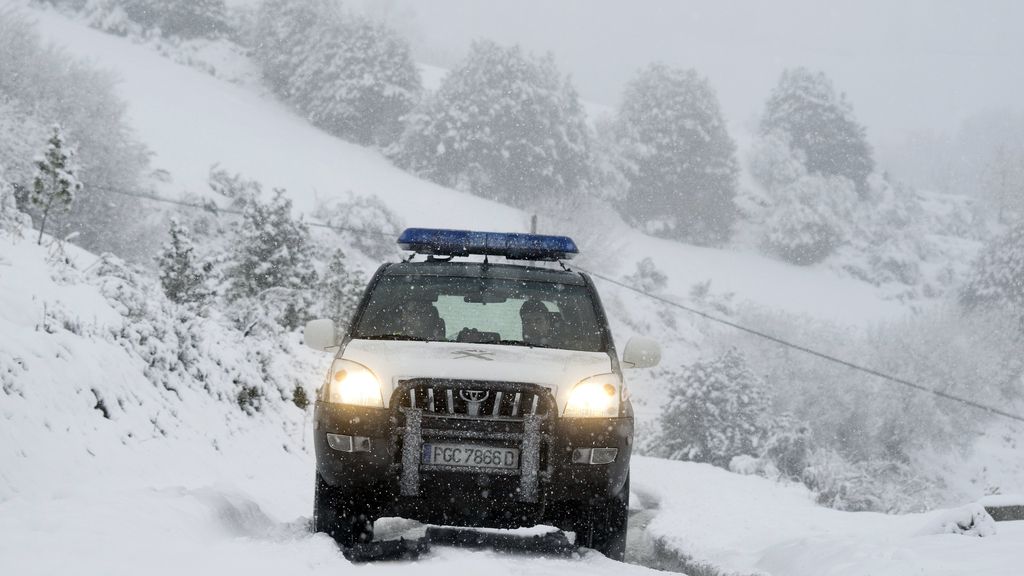 50 provincias españolas en alerta por nevadas y fuertes vientos
