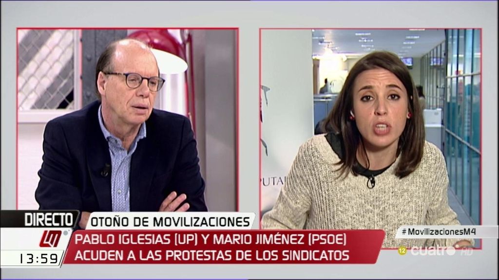 Irene Montero: "Los Derechos Humanos no pueden medirse en cifras o datos"