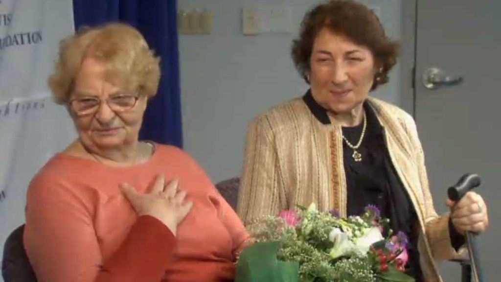 Una superviviente del Holocausto y su heroína se reencuentran 69 años después