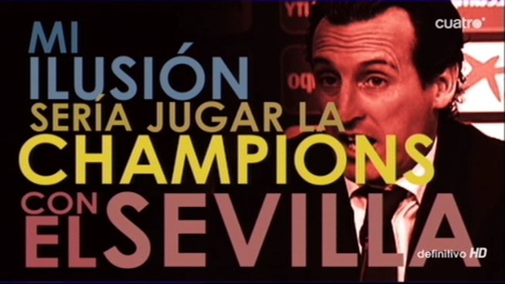 El Sevilla quiere llegar a jugar la Liga de Campeones el año que viene