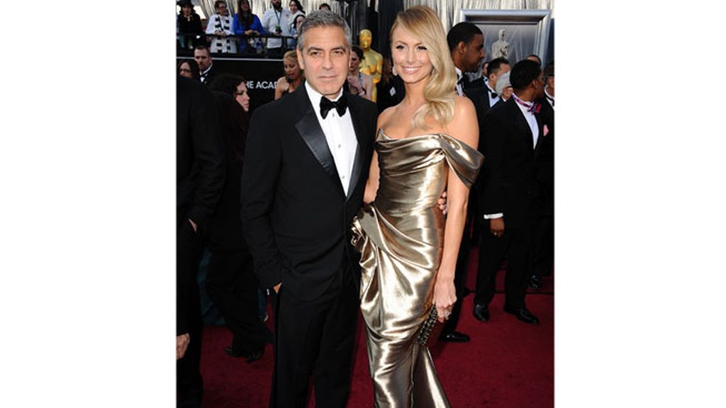 George Clooney  y Stacy Keibler