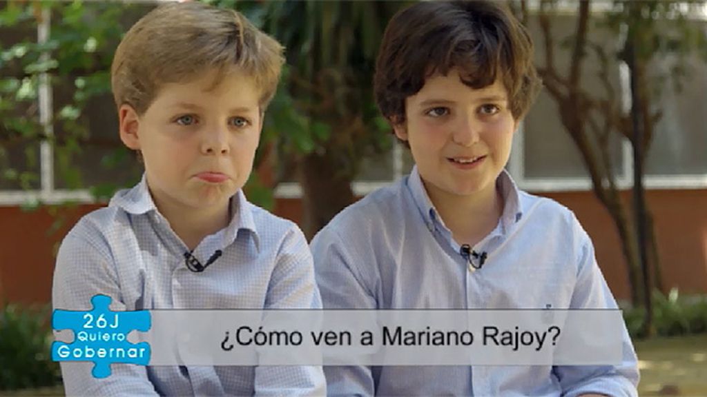 ¿Cómo ven los niños a Mariano Rajoy?