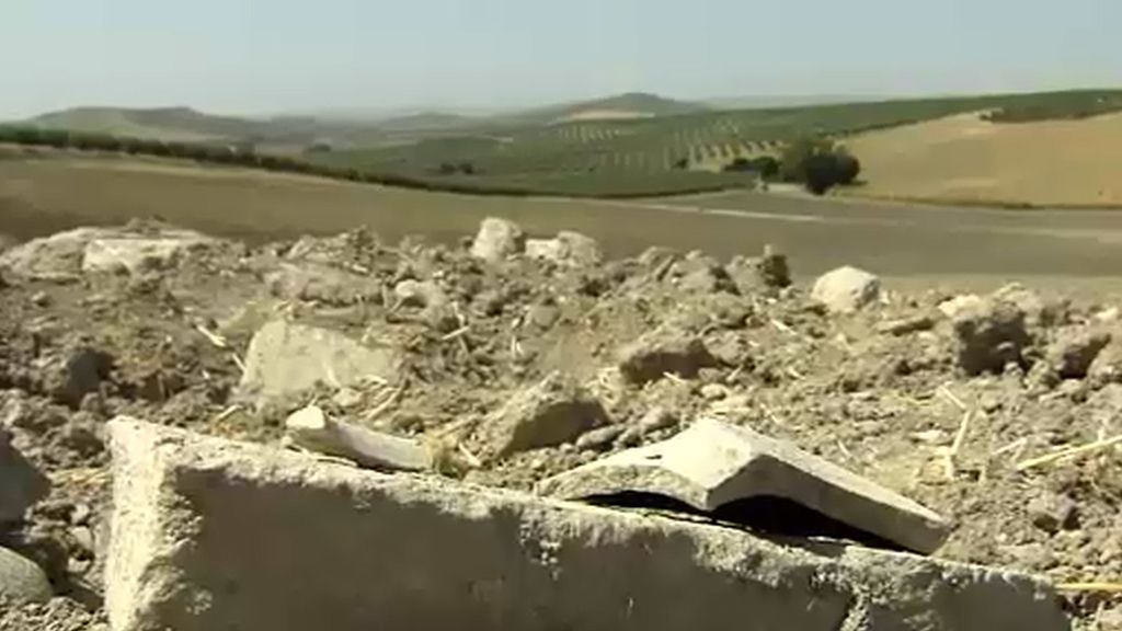 Un agricultor de Córdoba destroza restos romanos con su tractor