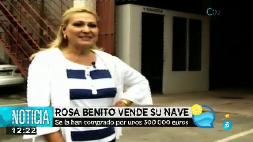 Un desahogo económico de Rosa Benito: Vende una nave por 300.000 euros