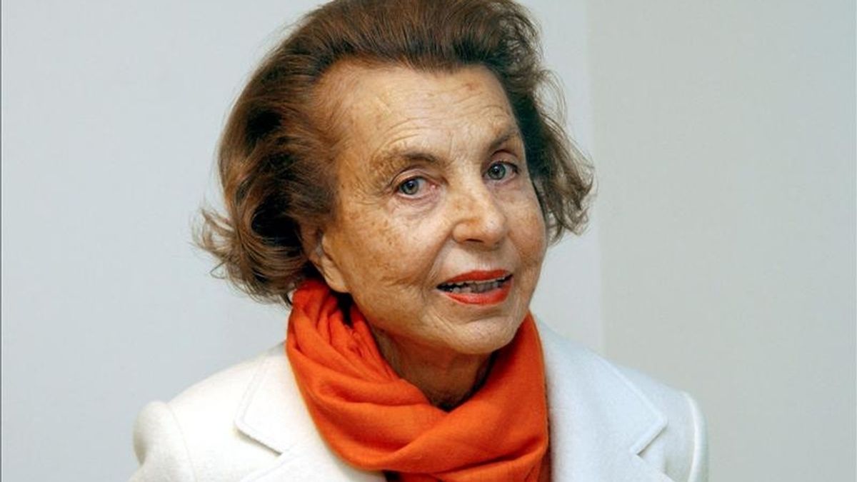 Liliane Bettencourt, la multimillonaria heredera de L'Oréal. EFE/Archivo