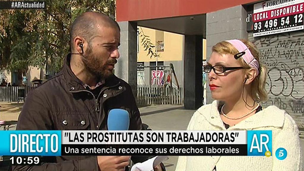 Paula, prostituta: "Esta sentencia beneficia a los empresarios"